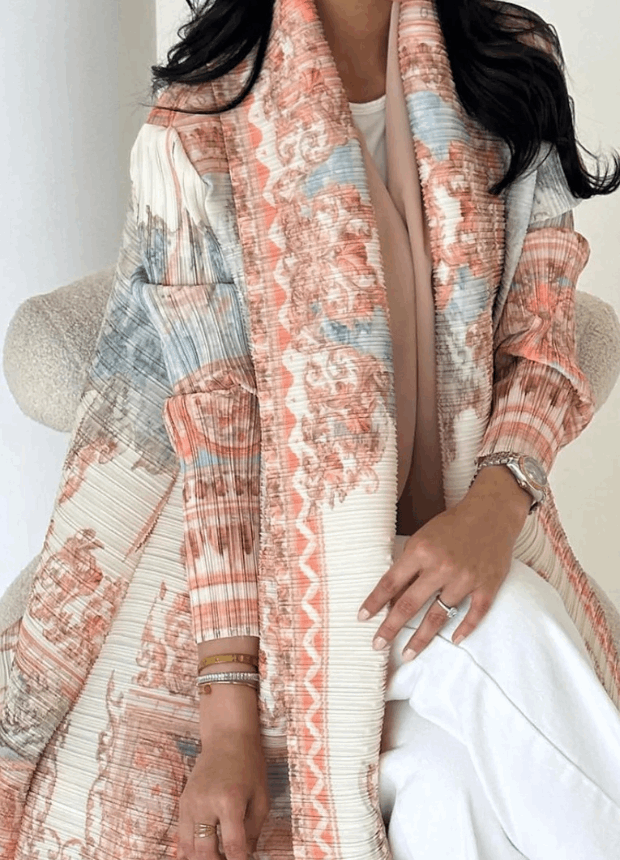 Printed Abaya
