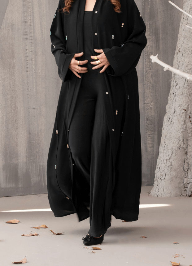 Black Luxury Abaya