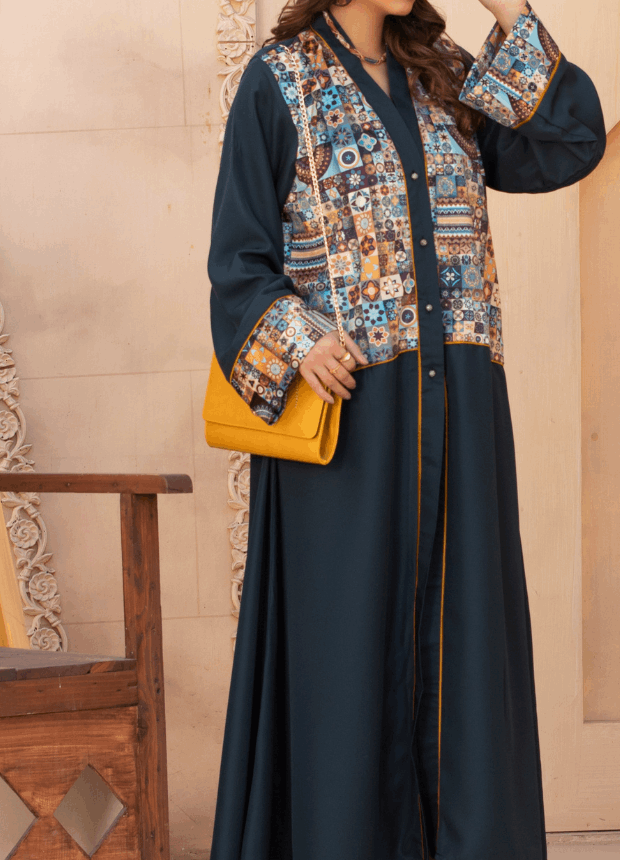 Front Open Abaya Design