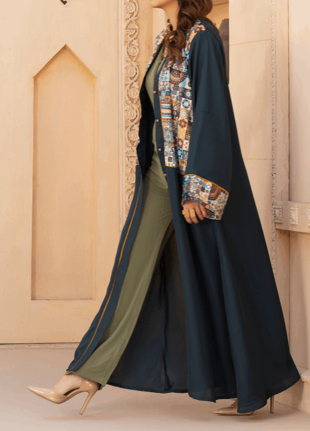 Front Open Abaya Design