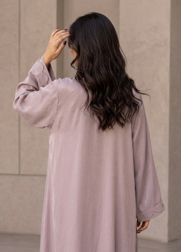 Narin 01: Mauve Gown Set