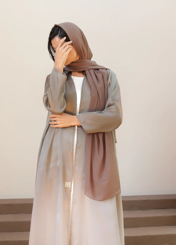 Gown Style Brown Abaya 1