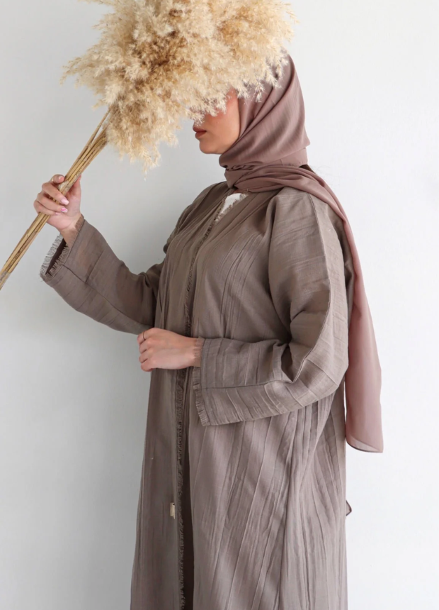 Light Brown Abaya 1