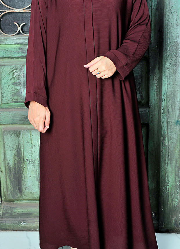 Maroon Abaya 