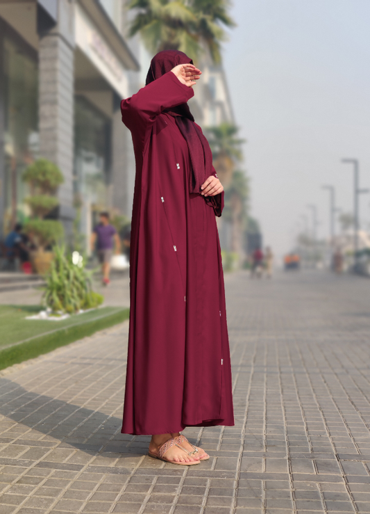 Rasberry Abaya Design 2